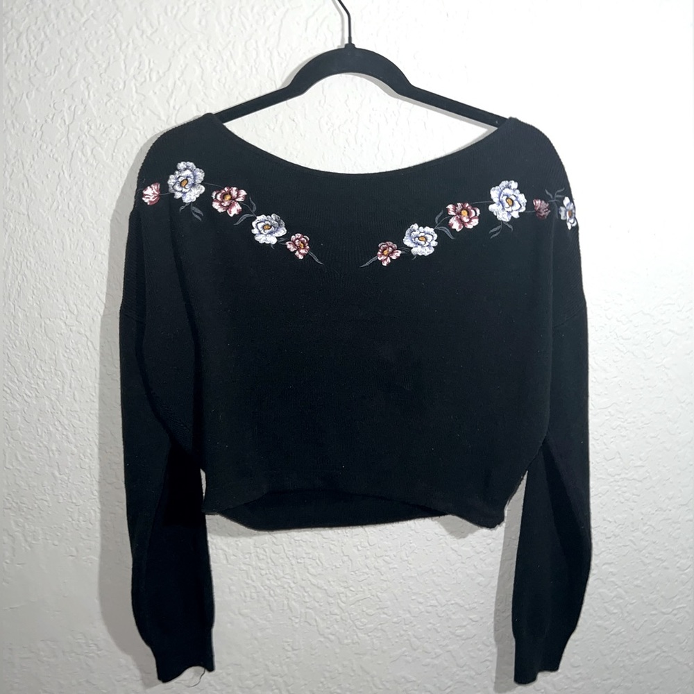Pacsun LA Hearts Floral Swearer size M